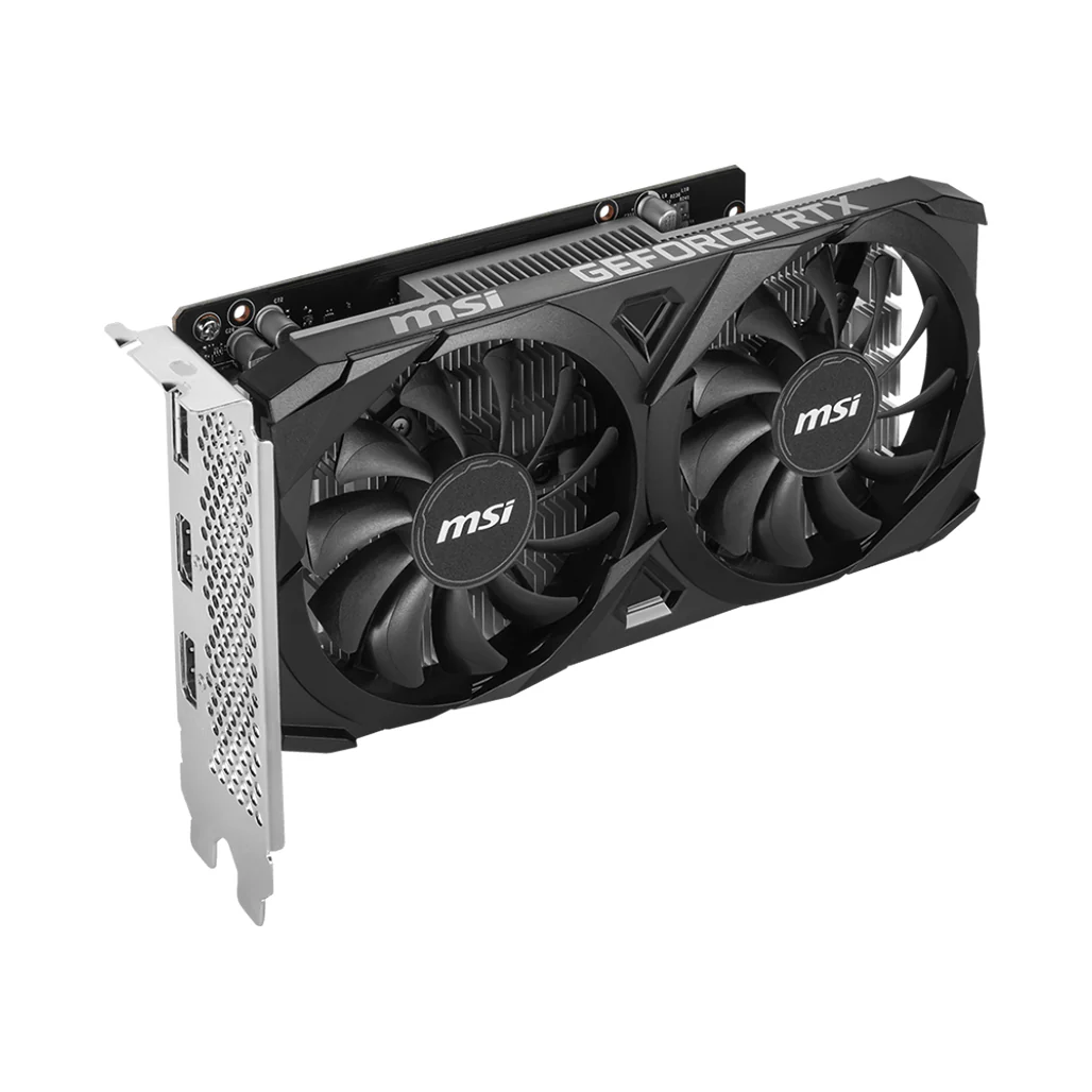 MSI GeForce RTX 3050 VENTUS 2X E 6G OC Graphics Card – High-Performance, Dual-Fan Cooling, 6GB GDDR6, HDMI 2.1 & DisplayPort - Image 4