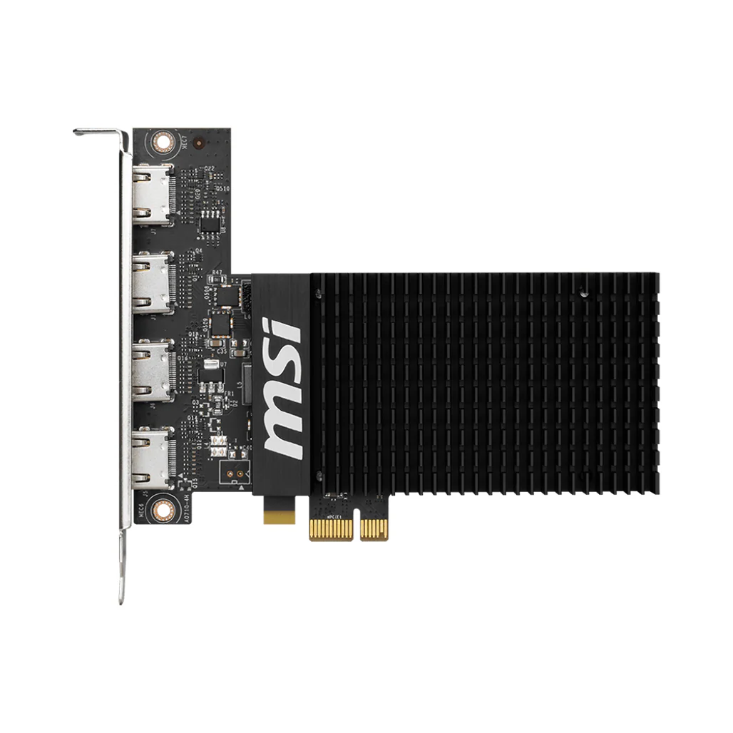 MSI GT 710 2GD3H 4HDMI Graphics Card – Multi-Monitor Support & Efficient Performance - Image 2