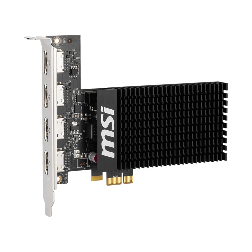 MSI GT 710 2GD3H 4HDMI Graphics Card – Multi-Monitor Support & Efficient Performance - Image 3