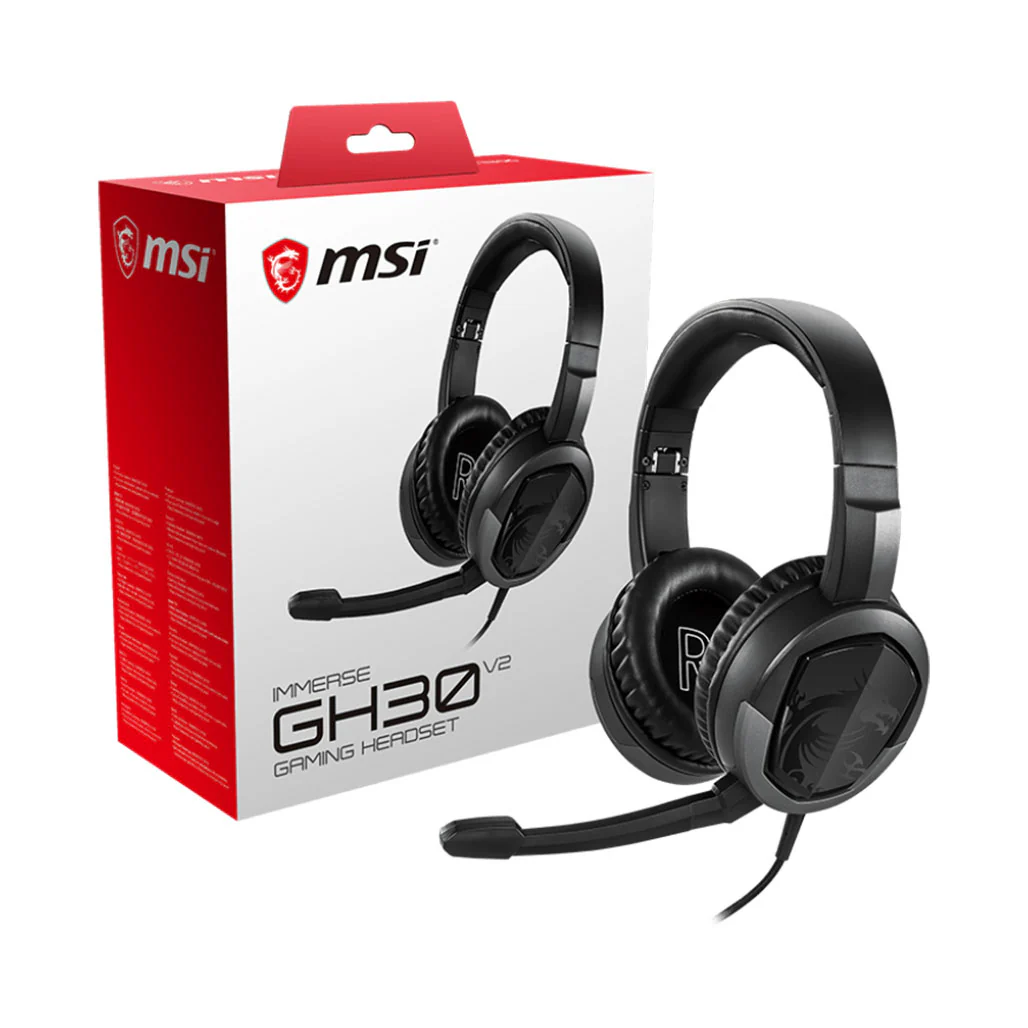 MSI Immerse GH30 V2 Wired Gaming Headphones - Image 4