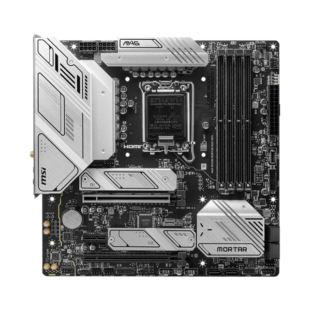 MSI MAG B760M MORTAR MAX WIFI – High-Speed DDR5 Motherboard for Intel 14th Gen - Image 2