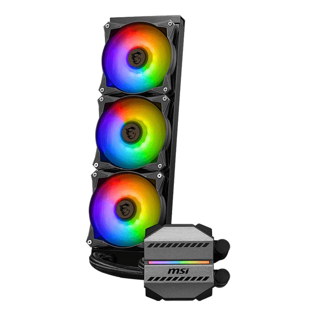 MSI MAG CoreLiquid M360 ARGB - High-Efficiency 360mm Liquid Cooler with Customizable ARGB Lighting - Image 3