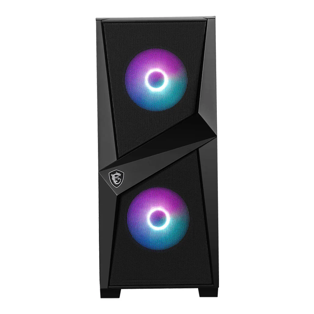 MSI MAG Forge 100R - Powerful Mid-Tower Gaming Case with ARGB Lighting - Image 2