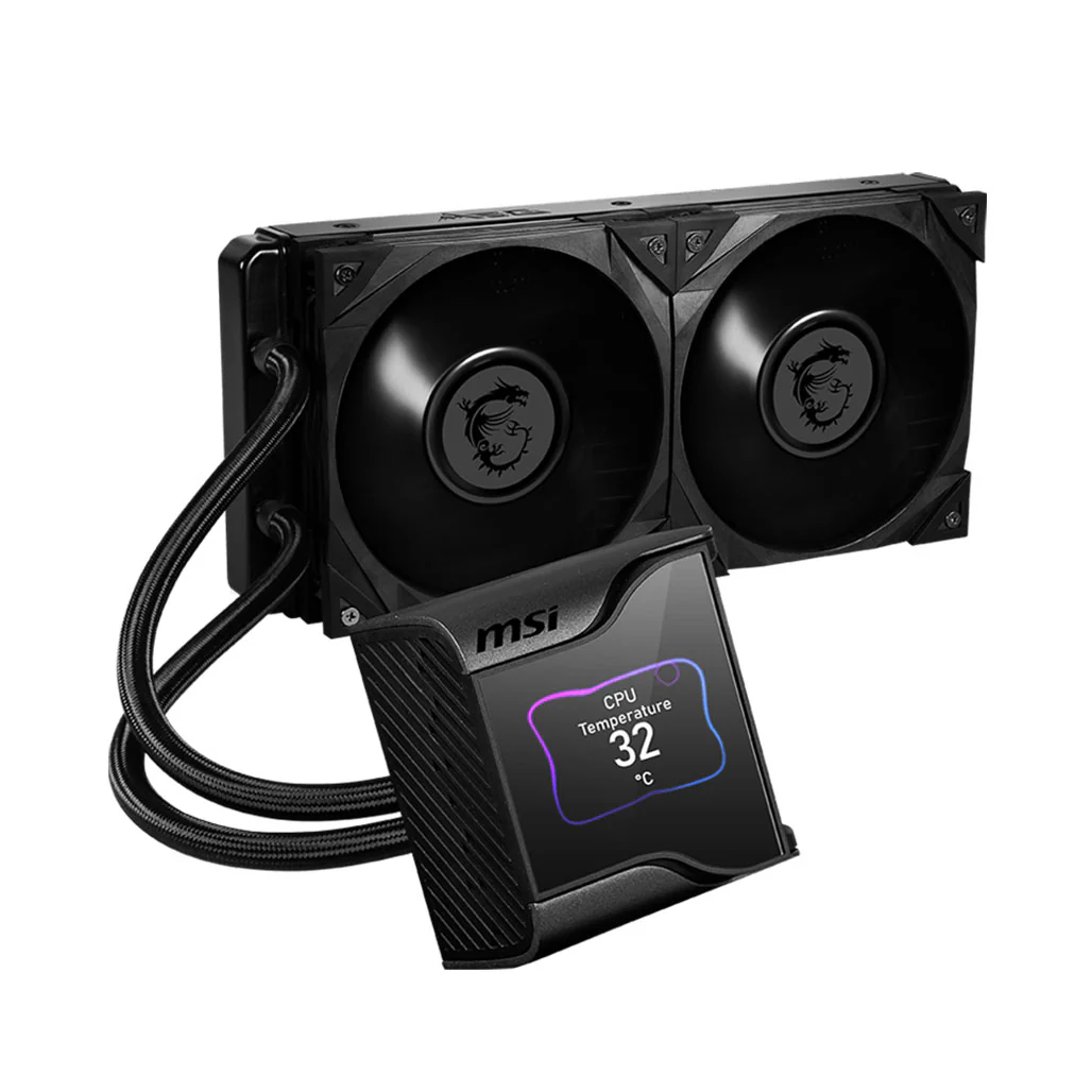 MSI MEG CoreLiquid S280 - 280mm AIO Liquid CPU Cooler with 2.4” IPS Display - Image 3