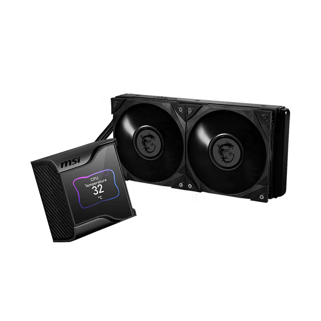 MSI MEG CoreLiquid S280 - 280mm AIO Liquid CPU Cooler with 2.4” IPS Display - Image 4