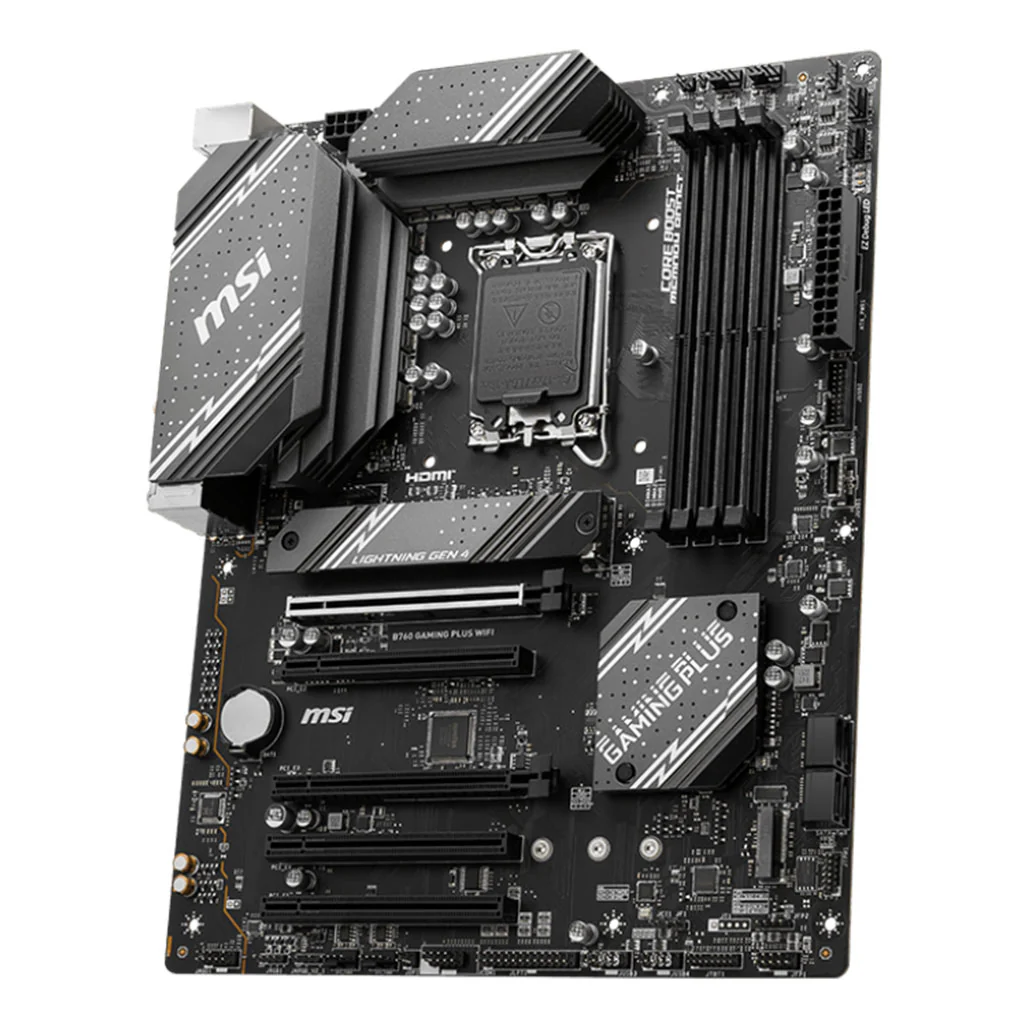 MSI B760 Gaming Plus WiFi Motherboard - 911-7D98-012 | High-Performance Gaming and Connectivity - Image 2