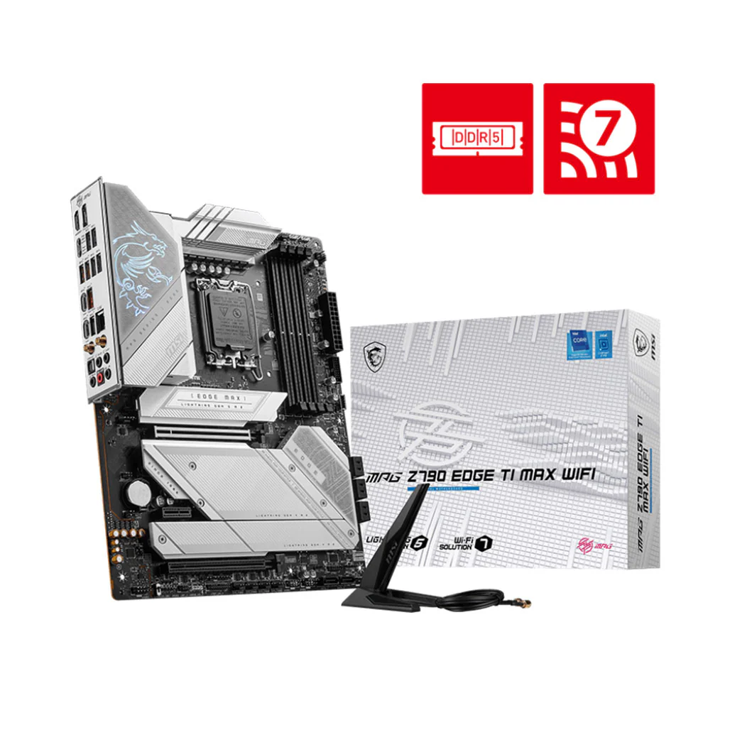 MSI MPG Z790 Edge Ti Max WiFi Motherboard - 911-7E25-005 | Premium ATX Board with PCIe 5.0, DDR5 Support, and Wi-Fi 7 - Image 5