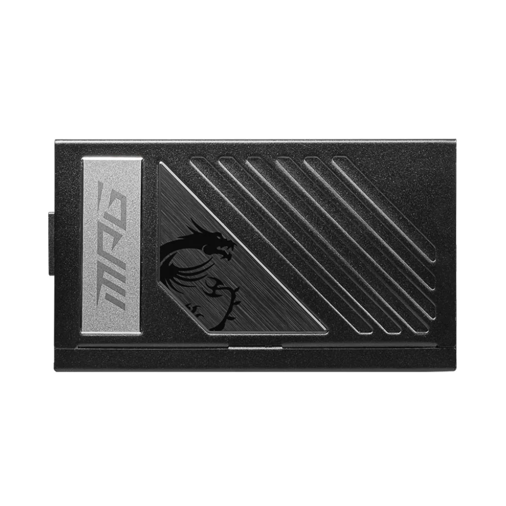 MSI MPG A1000G Power Supply - 1000W 80 PLUS Gold Certified, Fully Modular, Compact Design - Image 3