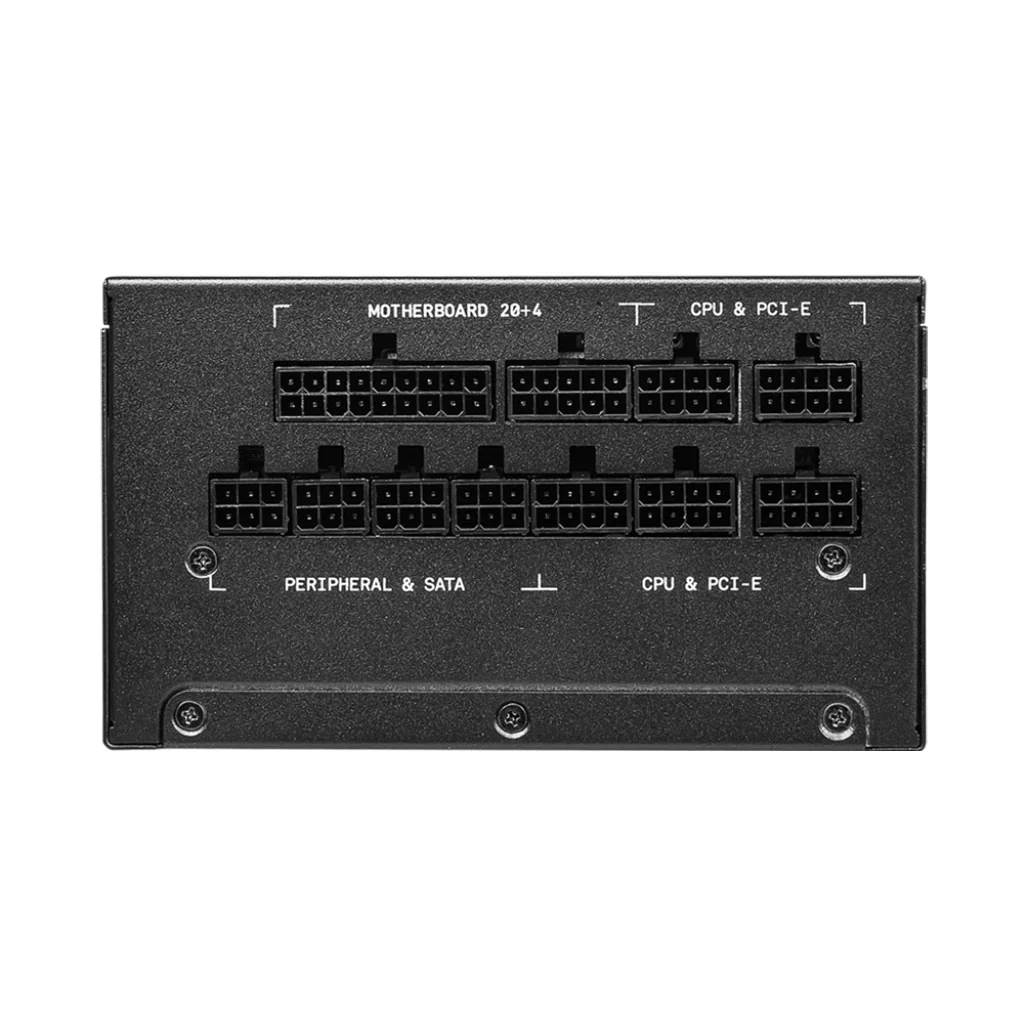 MSI MPG A1000G Power Supply - 1000W 80 PLUS Gold Certified, Fully Modular, Compact Design - Image 5