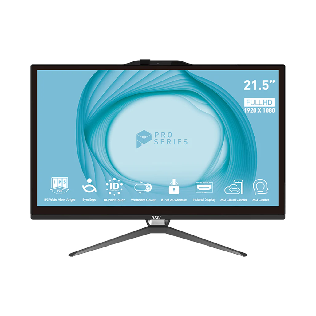 MSI PRO AP222T 13M-004 - 21.5" Touchscreen - Core i5-13400 - 8GB Ram - 512GB SSD - Intel Iris Xe Graphics