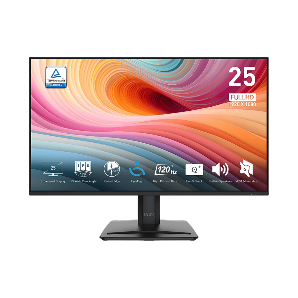 MSI PRO MP251 E2 - 24.5" FHD 120Hz Home Office Monitor