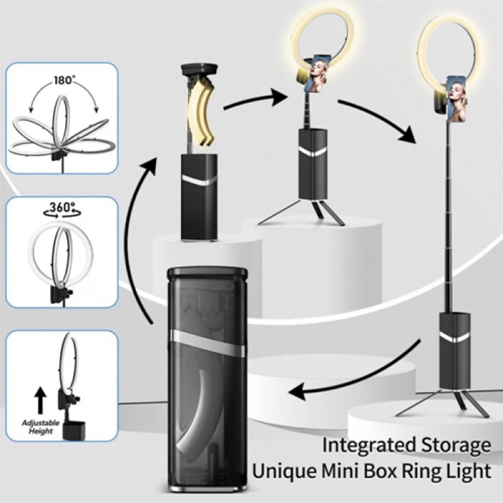 Multifunctional Folding Fill Light YY-1 Portable LED Ring Light - Image 2