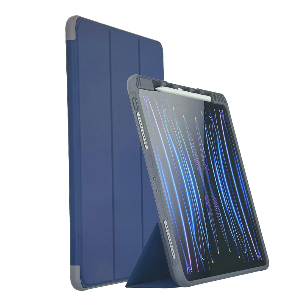 Mutural Protective iPad Case for iPad Pro 13" (M4) - Intelligent Sleep, Enhanced TPU Corner Protection, Pencil Groove, Anti-Fall Design - Image 4