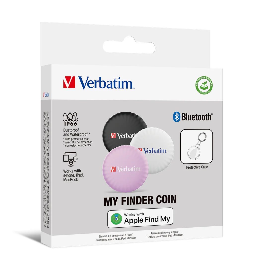 Verbatim My Finder Coin Bluetooth Tracker - 3 Pack - Image 3