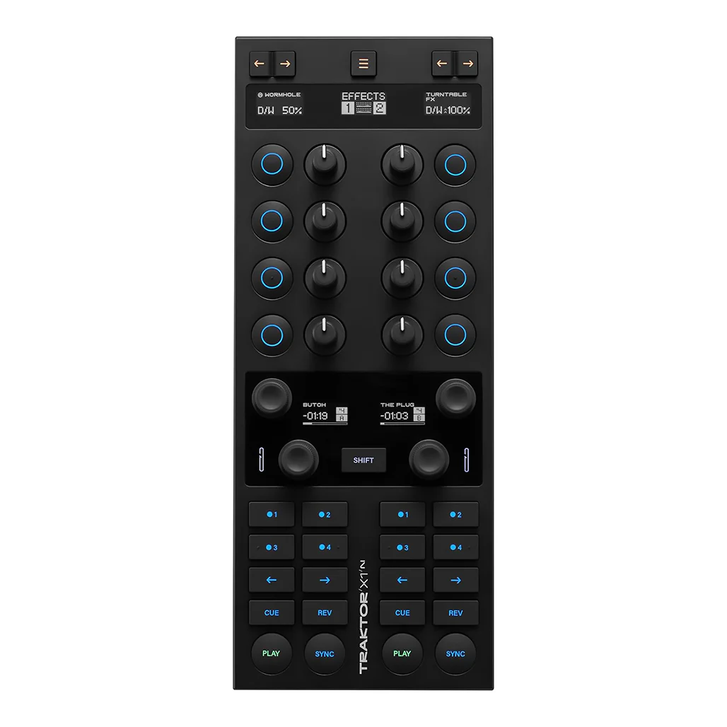 Native Instruments Traktor X1 MK3 – Portable DJ Controller with OLED Displays and Traktor Pro 4