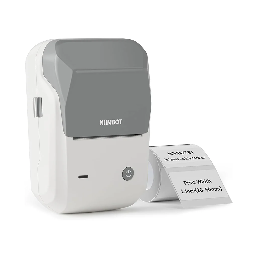 NIIMBOT B1 Inkless Label Maker - Effortless Professional Labeling - Light Sand - Image 2
