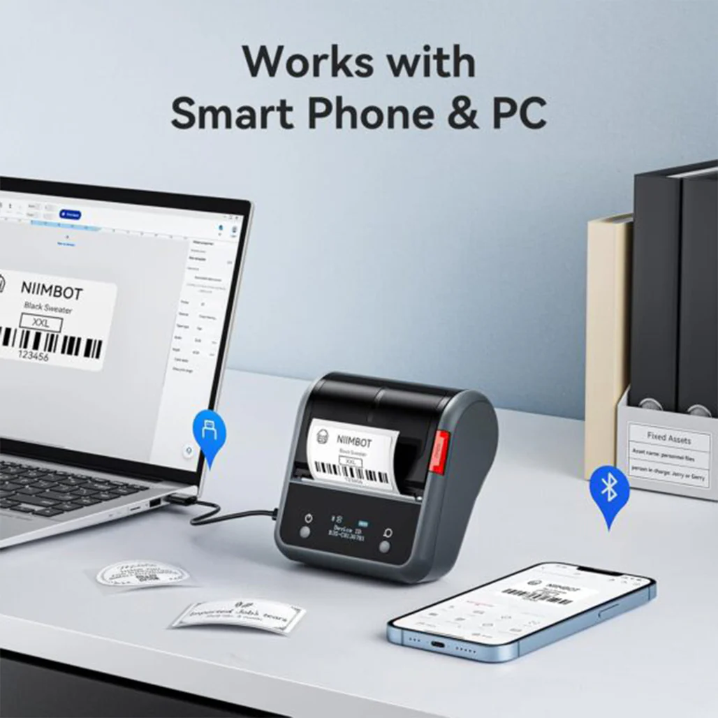 Niimbot B3S-P -  3" Portable Thermal Label Printer - Image 4