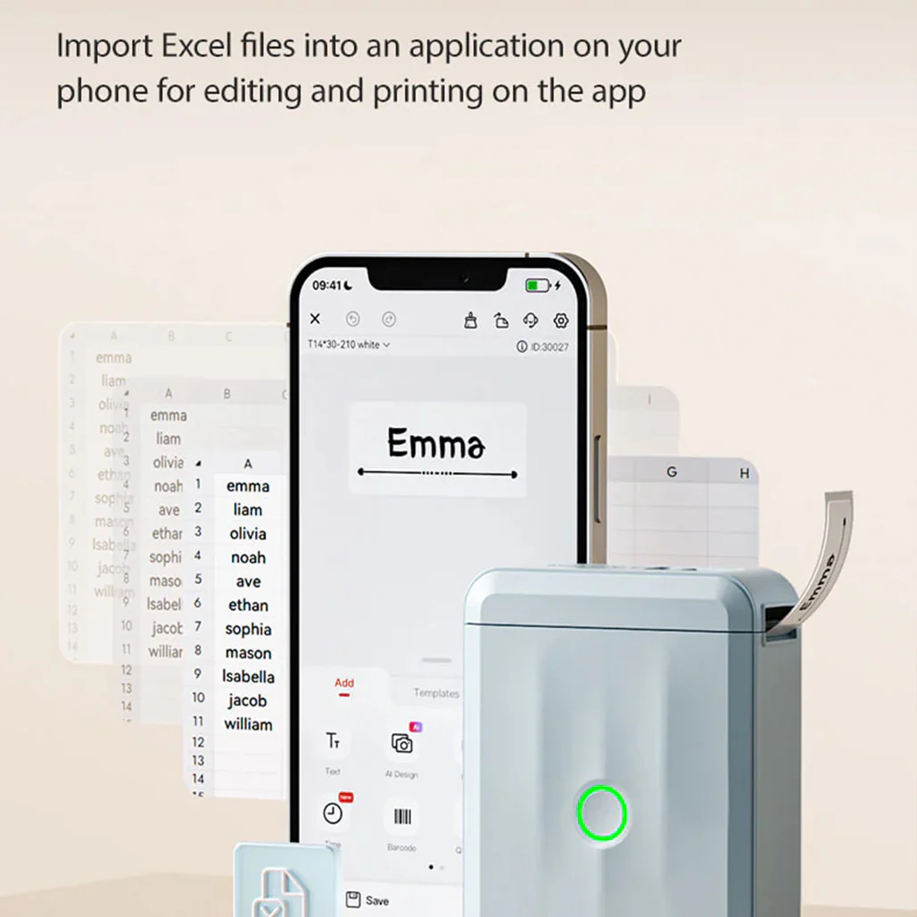 NIIMBOT D110 - Bluetooth Thermal Label Maker - Image 3