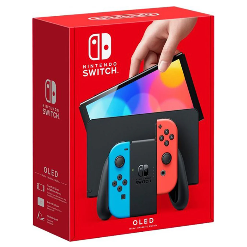 Nintendo Switch OLED Model – 7-Inch Display, Adjustable Stand, and Wired LAN Port - Image 7