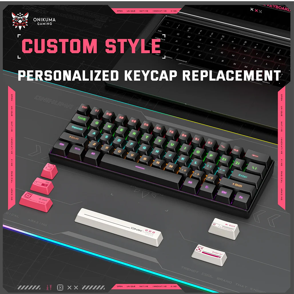 Onikuma G55 - Compact Mechanical Gaming Keyboard - Image 6