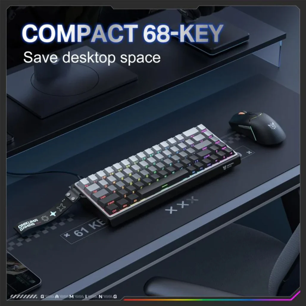Onikuma G69 68-Key - RGB Magnetic Switch Gaming Keyboard - Image 10