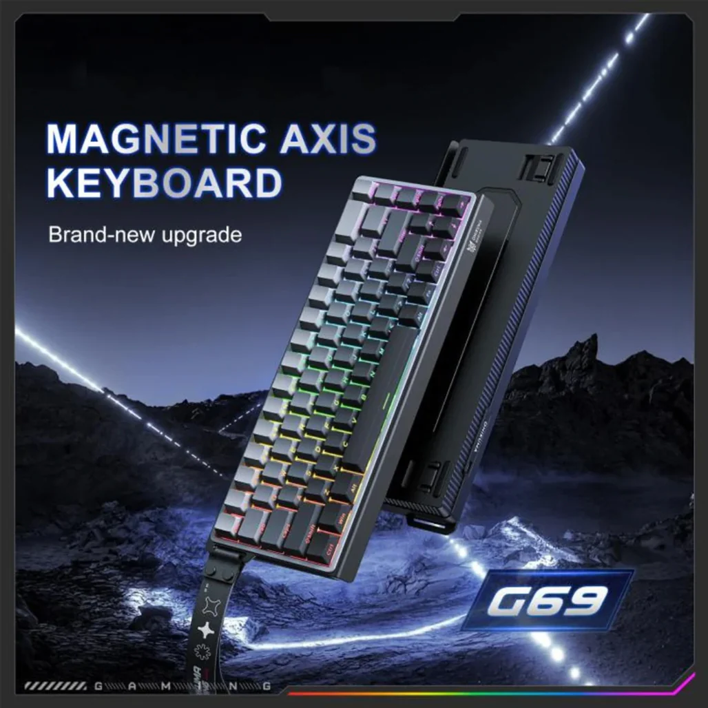Onikuma G69 68-Key - RGB Magnetic Switch Gaming Keyboard - Image 11