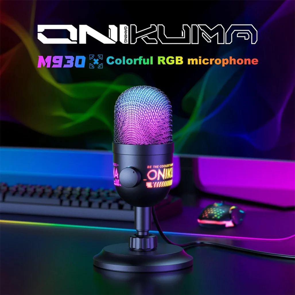 Onikuma M930 Studio RGB Microphone - Image 3