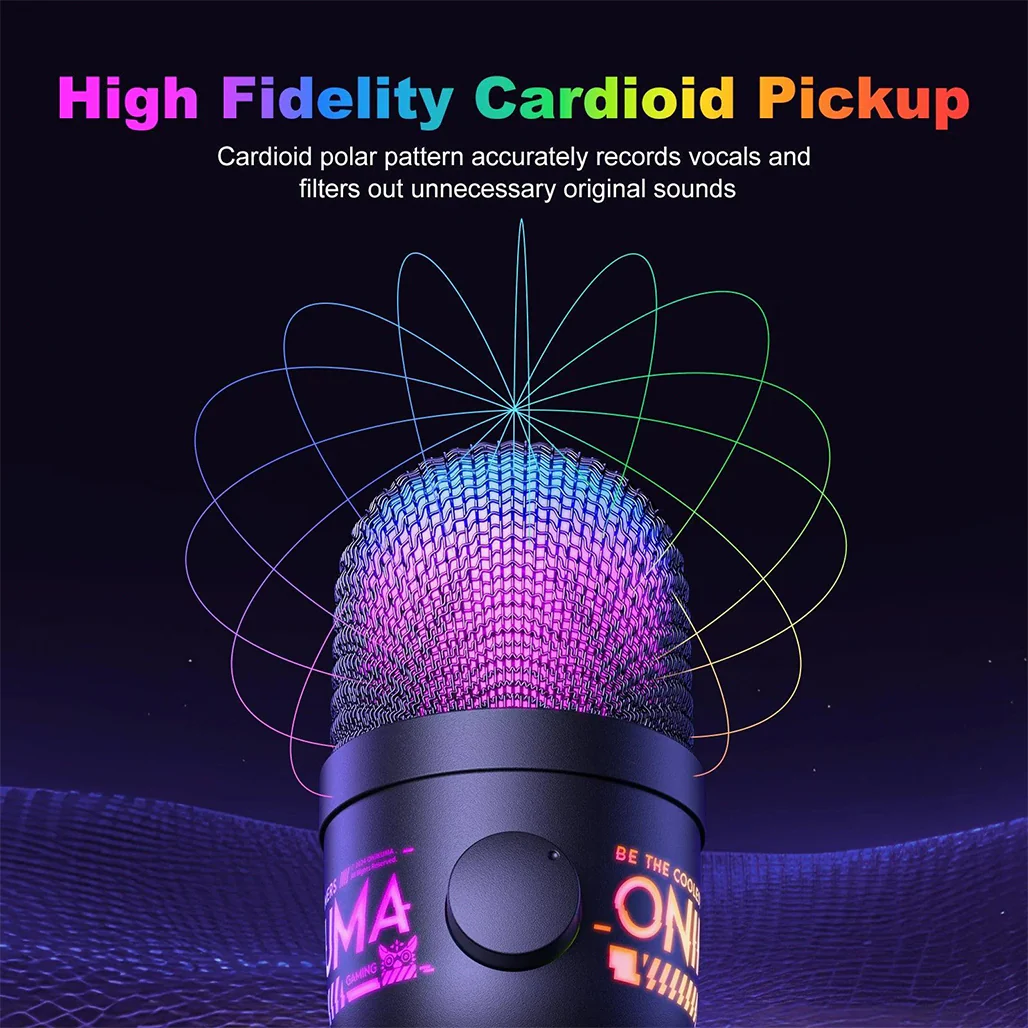 Onikuma M930 Studio RGB Microphone - Image 4