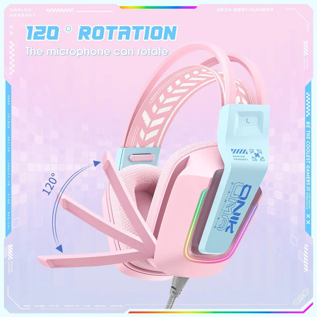 Onikuma X13 RGB Gaming Headset - Image 5