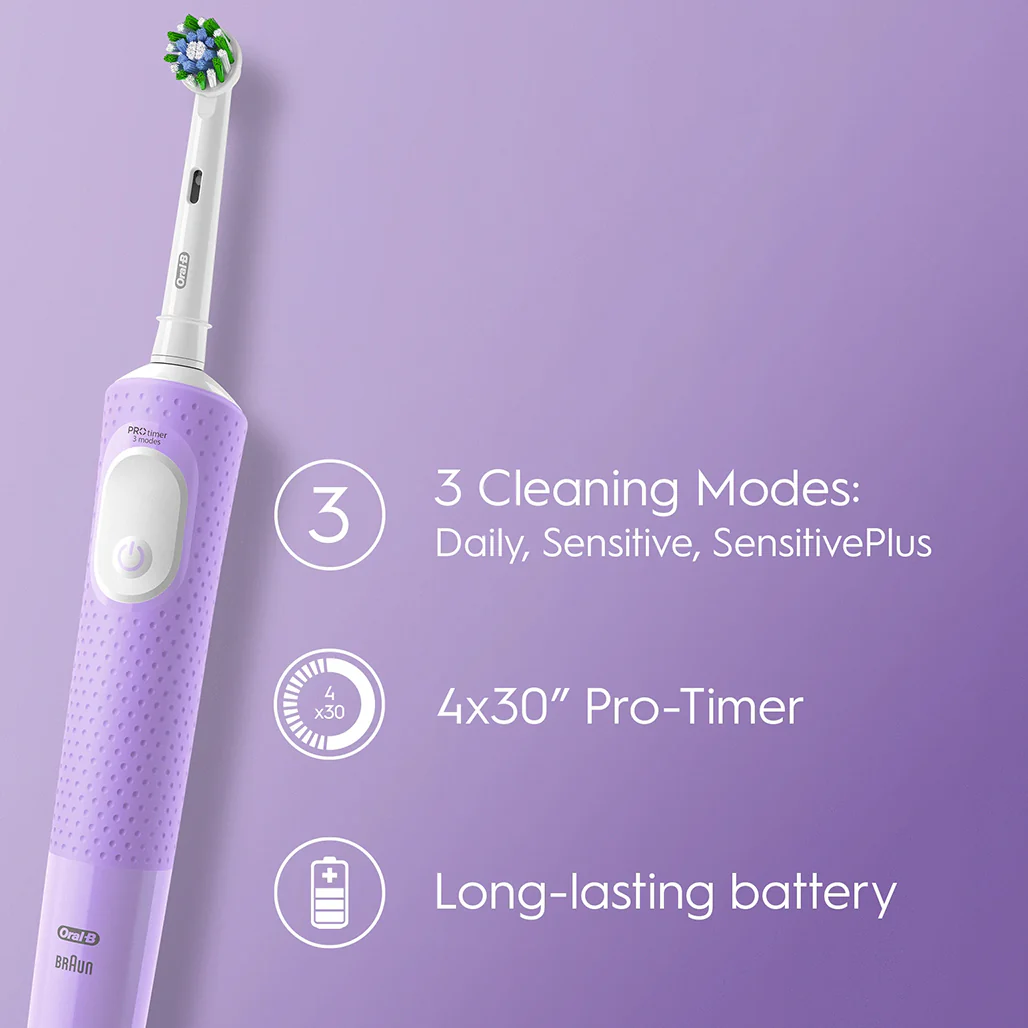 Oral-B Vitality Pro Protect X Clean Electric Toothbrush – Advanced Cleaning for Healthier Teeth and Gums - Image 4