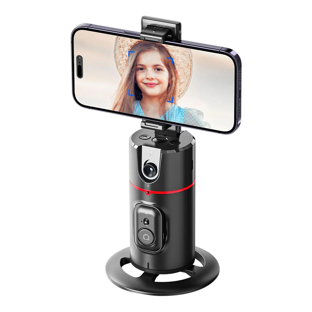 P02 360° Rotation Gimbal Stabilizer | Auto Face Tracking for Hands-Free Video Recording - Image 2