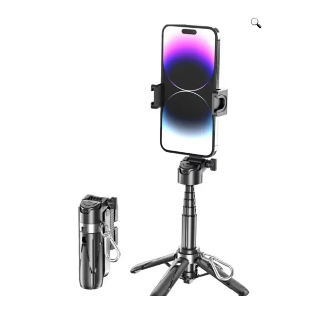 P15 Mini MagSafe Wireless Selfie Stick Tripod – Compact 3-in-1 Vlogging Tripod with Bluetooth Remote - Image 2