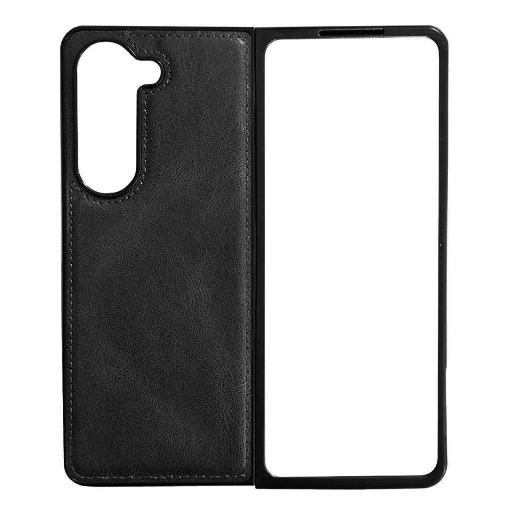 Pattern Leather Phone Case for Samsung Galaxy Z Fold 5 | Durable Protection with Full Access to Ports and Buttons - Image 2