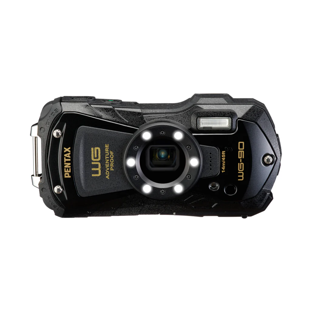 PENTAX WG-90 - Compact Digital Waterproof Camera - Black