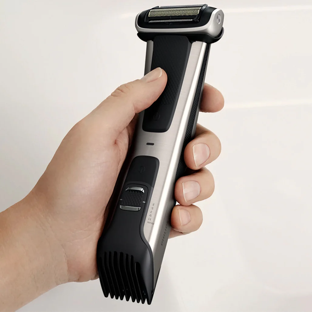 Philips Bodygroom 7000 Wet & Dry Body Hair Trimmer and Shaver for Men – Skin-Safe Grooming with Dual-Sided Design - Image 6