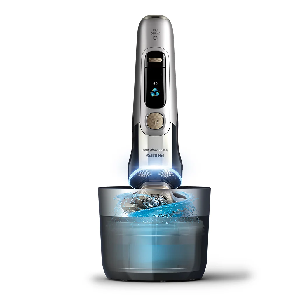 Philips i9000 Prestige Ultra Wet and Dry Electric Shaver with SkinIQ Pro - XP9404/31 - Image 4