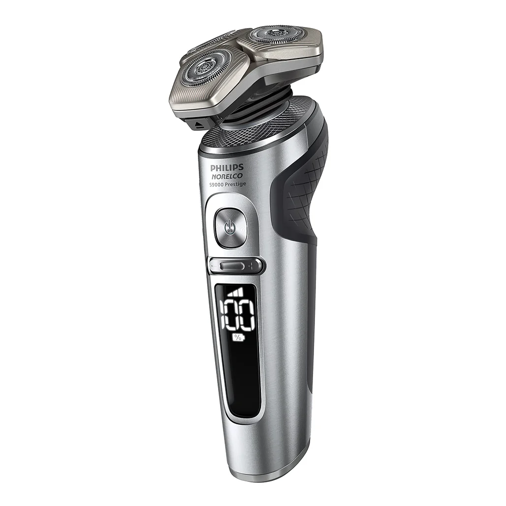 Philips Norelco S9000 Prestige Wet & Dry Electric Shaver with SenseIQ – Skin-Level Precision Shaving for Sensitive Skin - Image 3