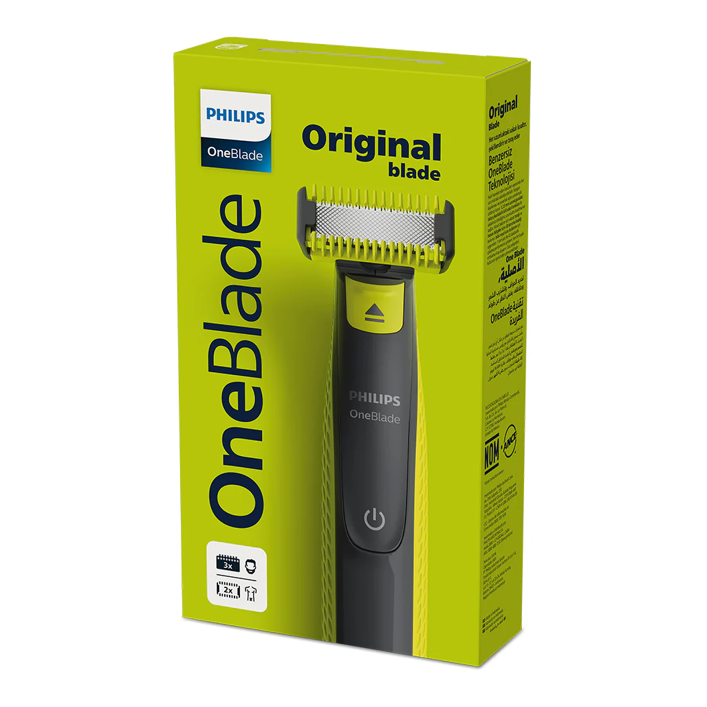 Philips OneBlade Face + Body QP2824/10 Hybrid Trimmer | Waterproof Electric Razor with Dual Blades & Skin Guard - Image 2