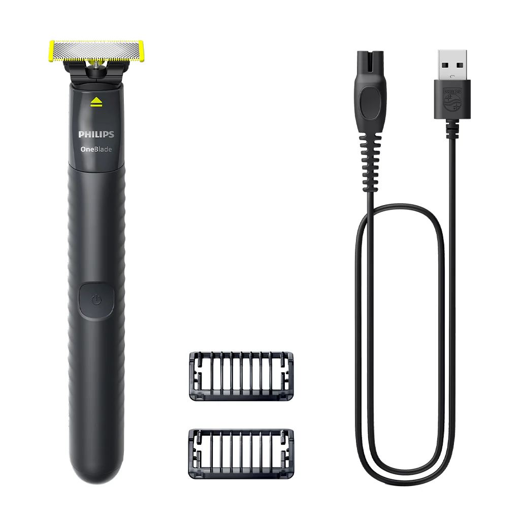 Philips OneBlade QP1424/10 – 3in1 Hybrid Face Trimmer, Shaver, and Edger