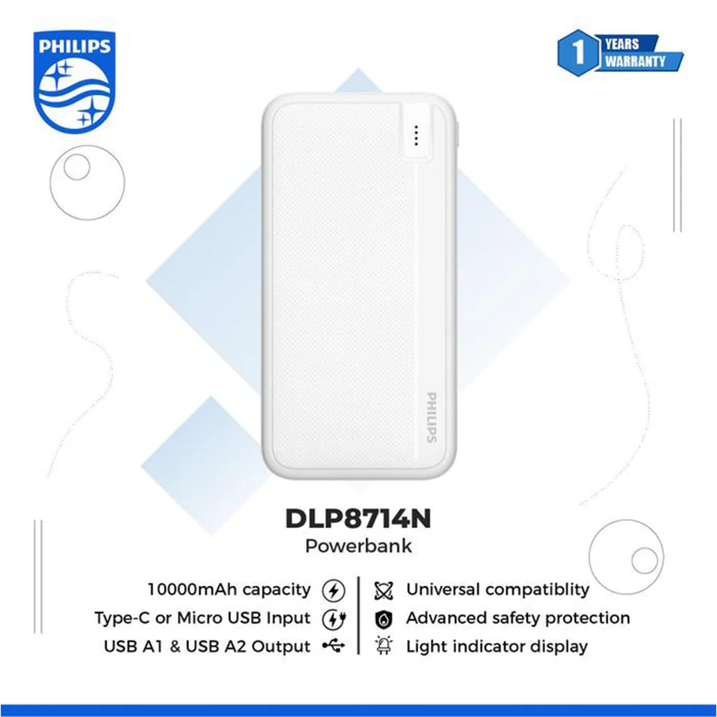 Philips Power Bank Fast Charging Dual Port With Advanced Safety Protection - Image 8