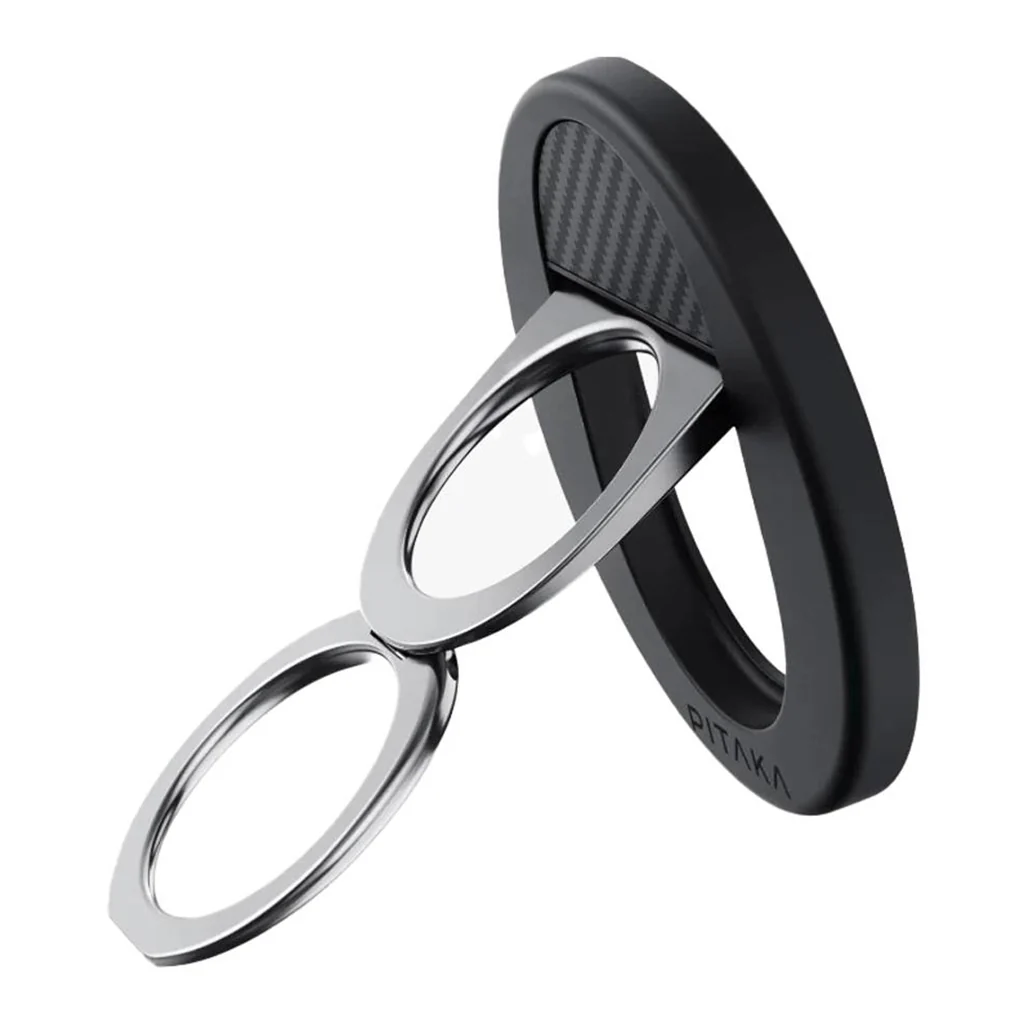 Pitaka MagEZ Grip3 - Slim 4.3mm Double-Ring Design | Gray/Black - Image 2