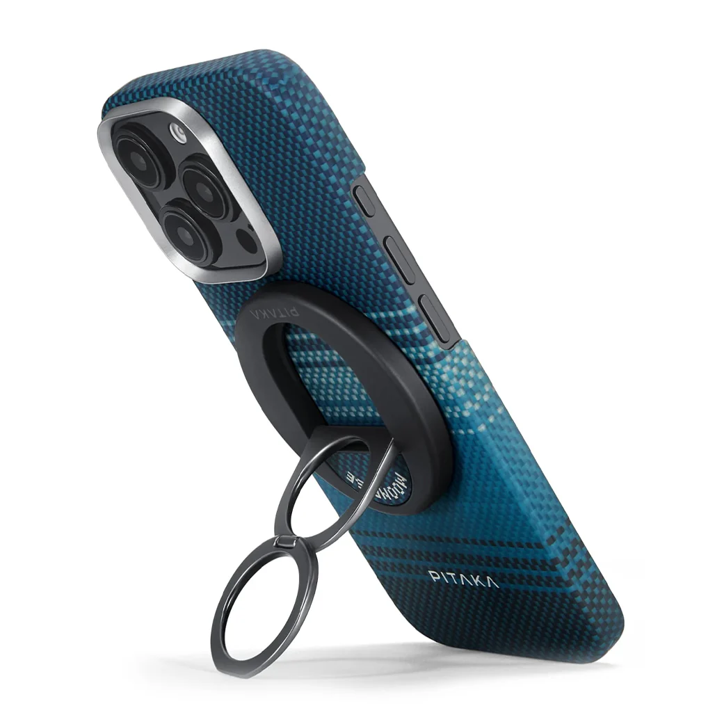 Pitaka MagEZ Grip3 - Slim 4.3mm Double-Ring Design | Gray/Black - Image 6