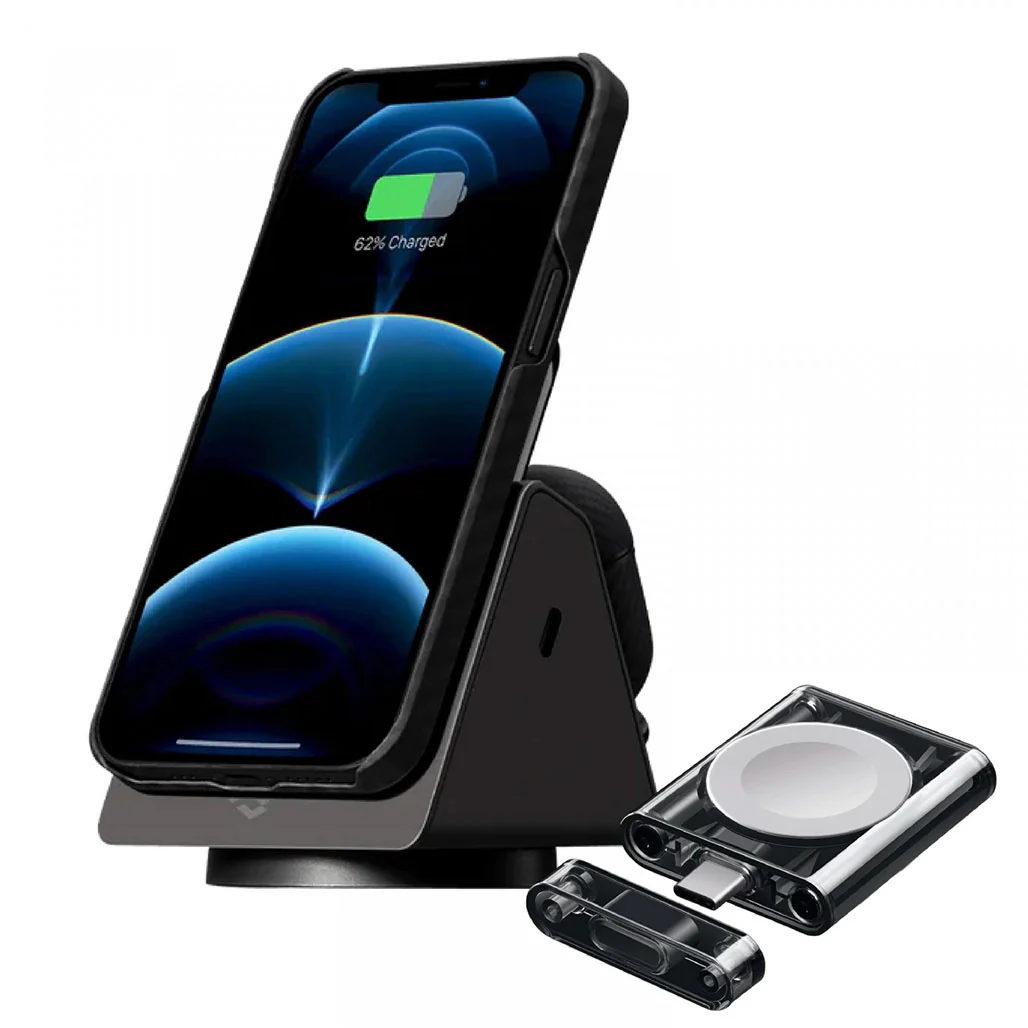 Pitaka MagEZ Slider 4 in 1 Wireless Charger With Apple Watch Charger (Combo Pack) - Image 2