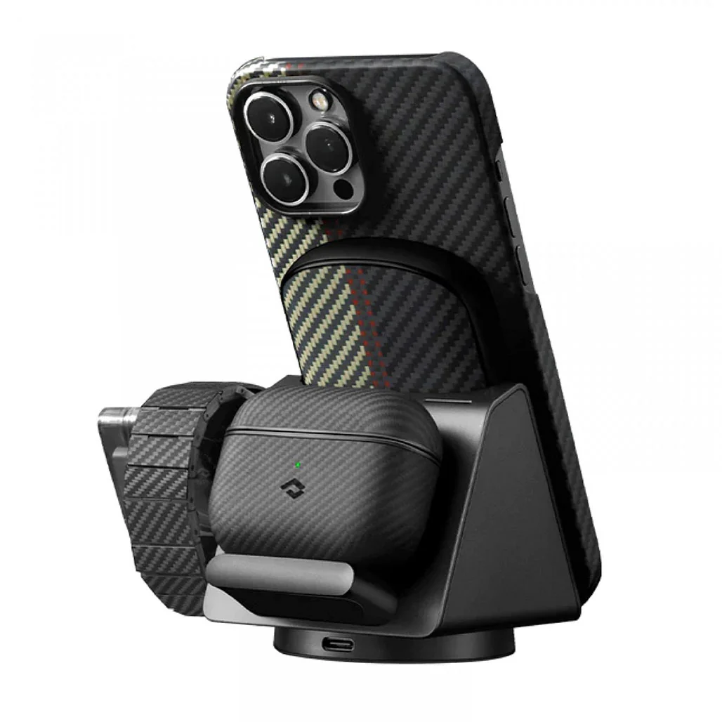 Pitaka MagEZ Slider 4 in 1 Wireless Charger With Apple Watch Charger (Combo Pack) - Image 5