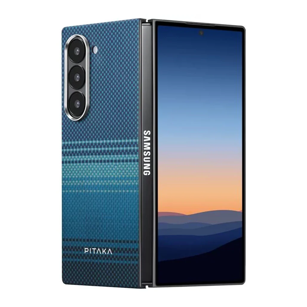 Pitaka Premium Woven Case for Samsung Galaxy Z Fold6 - Slim and Lightweight Aramid Fiber Protection with Fusion Weaving - Image 6