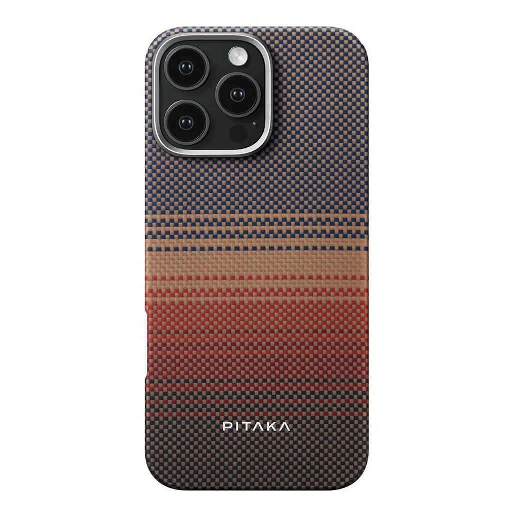 Pitaka Sunset Moonrise Tactile Woven Case for iPhone 16 Pro – Ultra-Thin, Lightweight Aramid Fiber Protection - Image 5