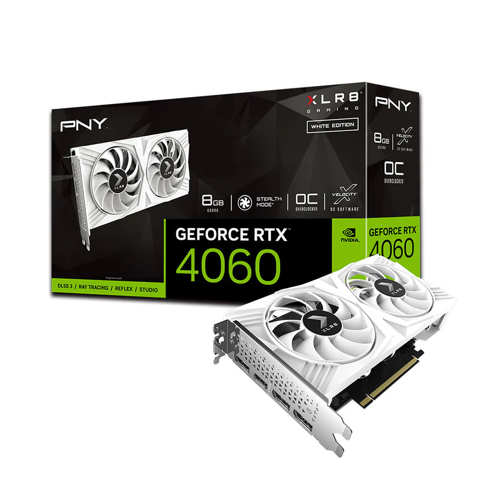 PNY GeForce RTX 4060 8GB OC XLR8 VERTO DF White Edition - Image 12