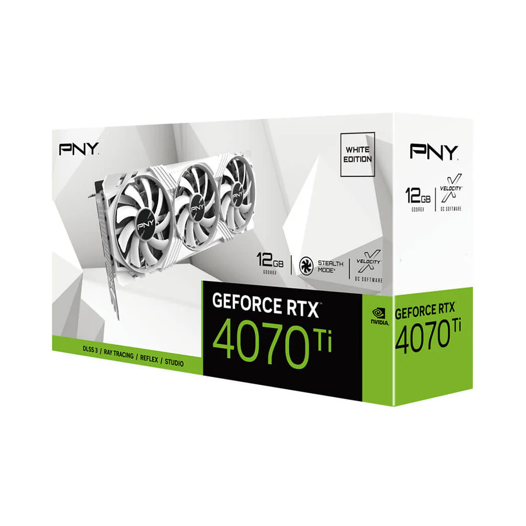 PNY GeForce RTX 4070 Ti 12GB LED Verto White Edition - Image 10