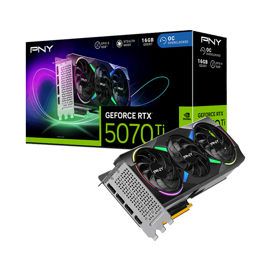PNY GeForce RTX 5070Ti 16GB OC PCIE 5.0 - Image 9