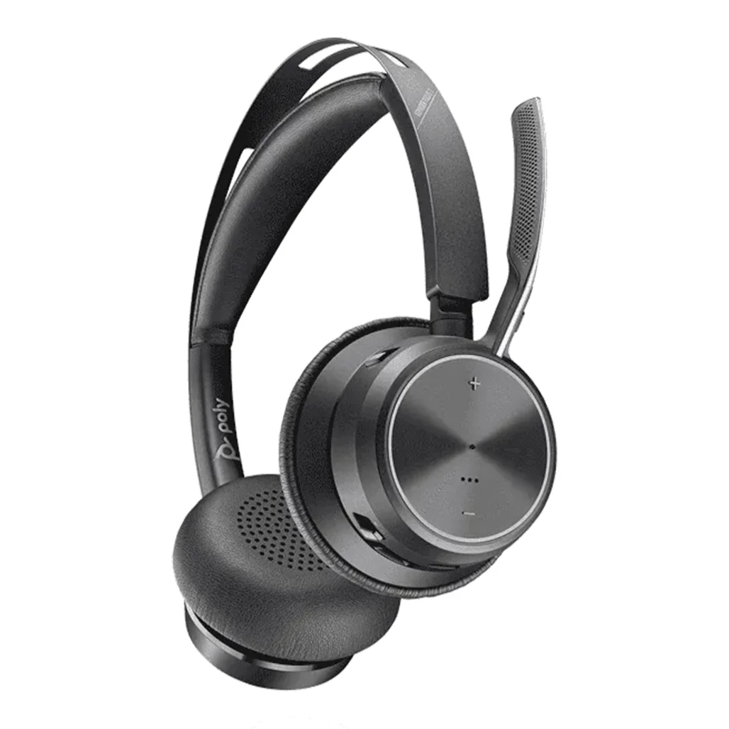 Poly Voyager Focus 2 - Wireless Headset USB-C with Charging Stand - Image 2